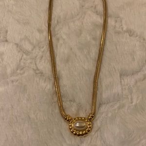 Joan Rivers 18” goldtone interchangeable pendant necklace